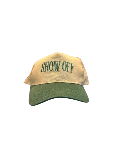 Tan/Forest Green Trucker Snapback