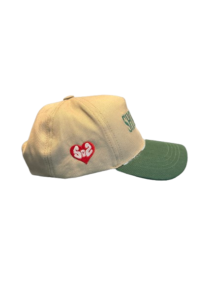 Tan/Forest Green Trucker Snapback